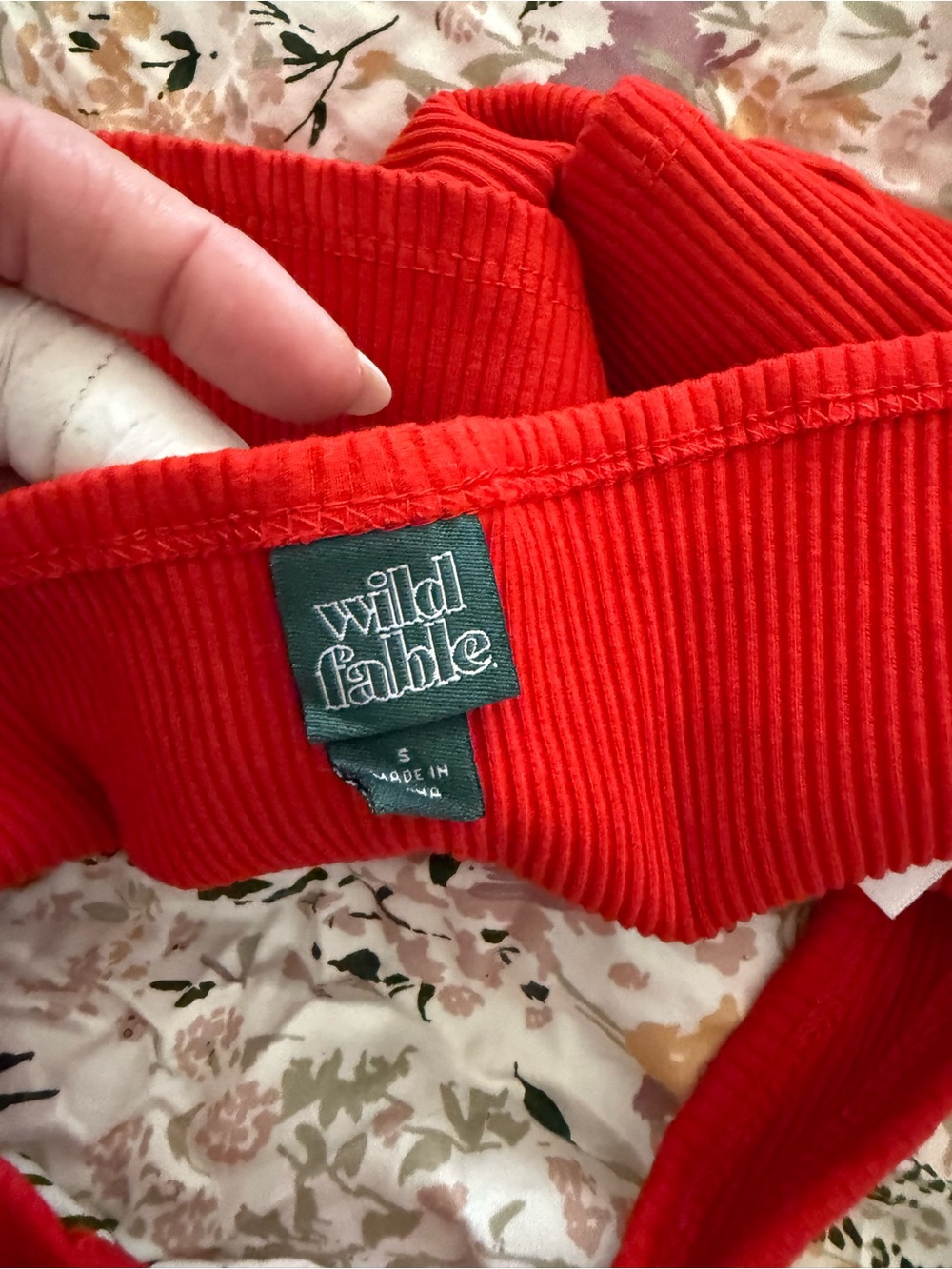 Target Women’s Red Ribbed Tank Top bundle - Picture 6 of 8